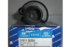 Фильтр топливный для CITROEN C4 AIRCROSS 1.6 2012-, код двигателя 4A92, V см3 1590, кВт 86, л.с. 117, бензин, Hyundai-KIA 3191138204